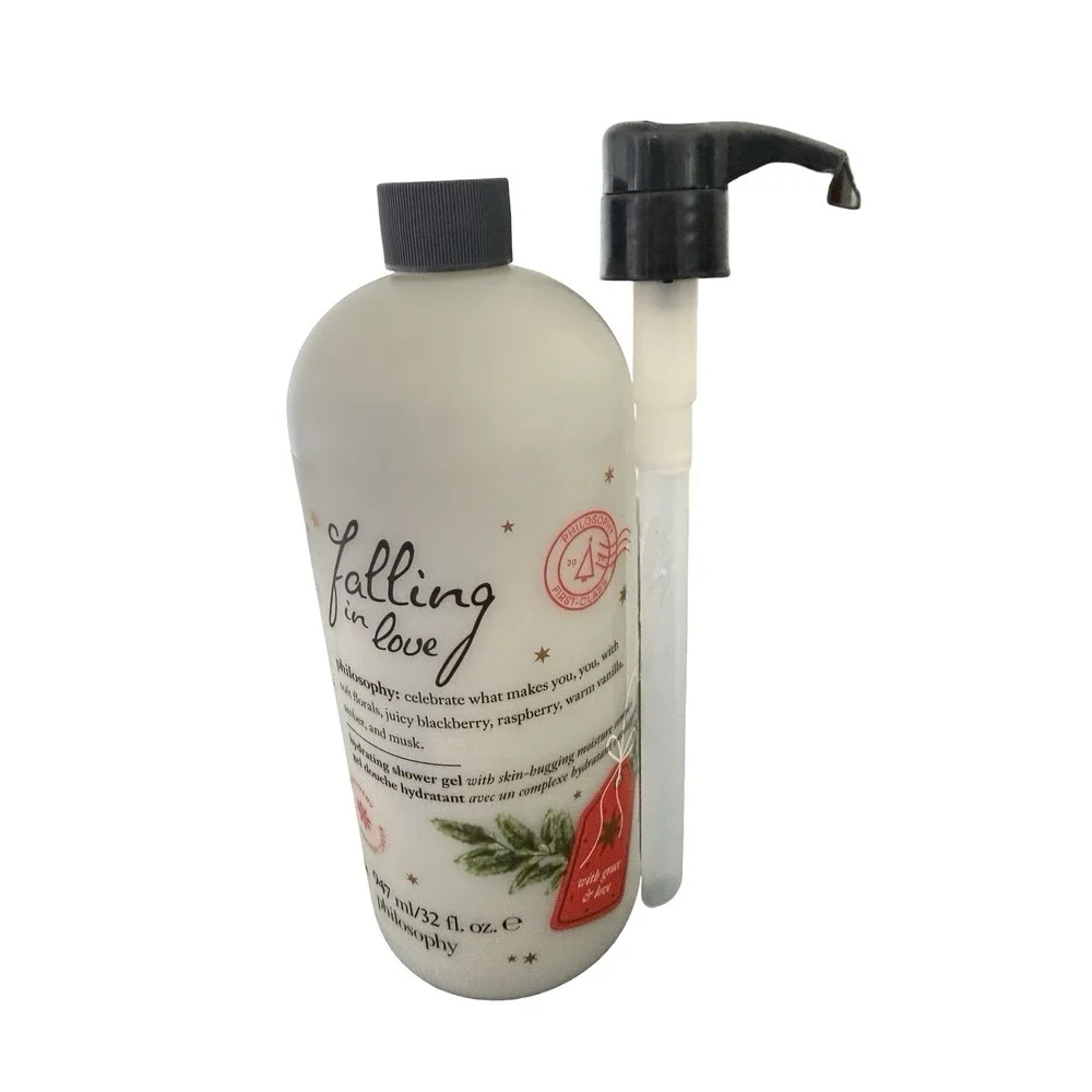 Philosophy Falling in Love Hydrating Shower Gel Holiday Cheer 32oz Sealed W/Pump